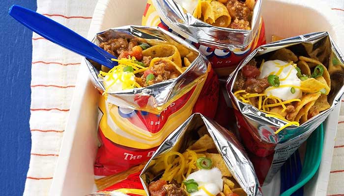 Taco Salad in a Bag catered by Taco Shop in Fargo, ND Mexican restaurant catering